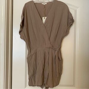 Easel Romper - Taupe
